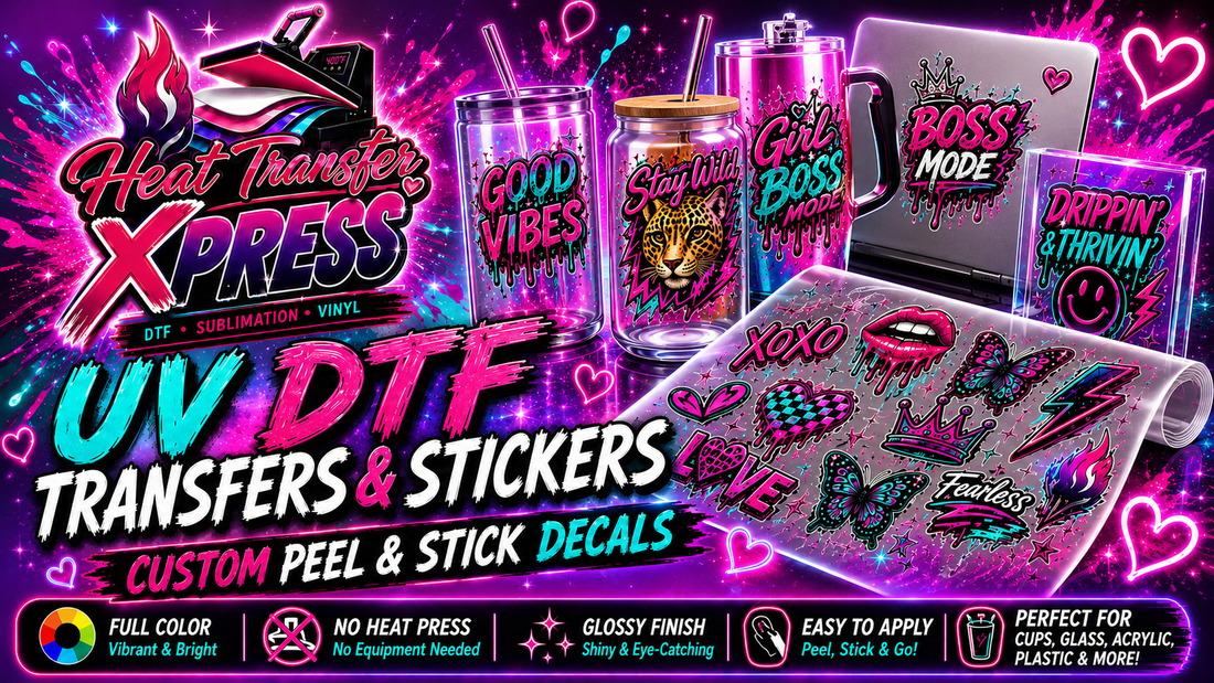 UV DTF Transfers and Stickers | Custom Peel and Stick Decals