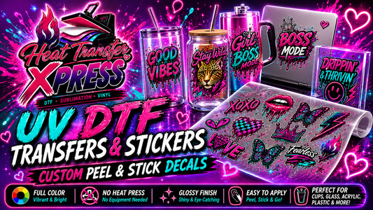 UV DTF Transfers and Stickers | Custom Peel and Stick Decals